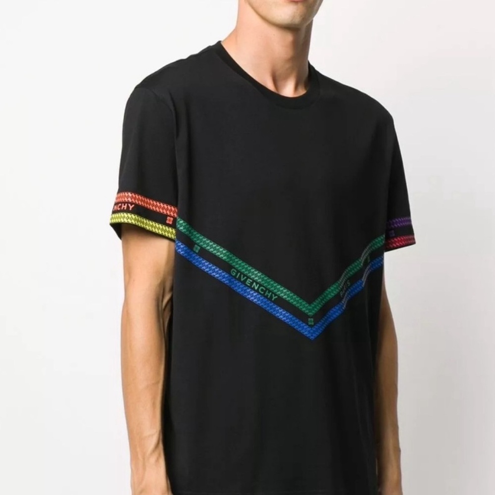 Givenchy Chain Rainbow Tee shirt